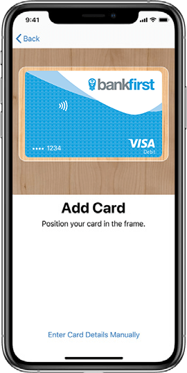 Add Snow Star Credit Union card via Apple Pay